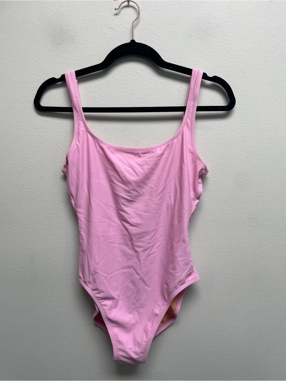 J. Crew one piece bathing suit scoop back pink size small NEW